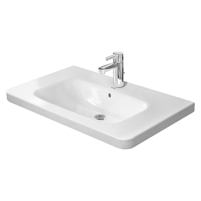 Duravit Möbelwaschtisch DuraStyle 80x48cm, we, m HL, ÜL, Hahnlochbank