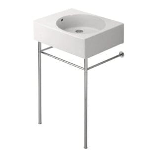 Duravit Universalbecken Scola 61,5x46cm, m HL, Ü, HL, Beck. li, we.