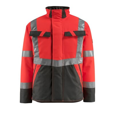 Mascot Pilotenjacke Penrith hi-vis rot/dunkelanthrazit Größe S