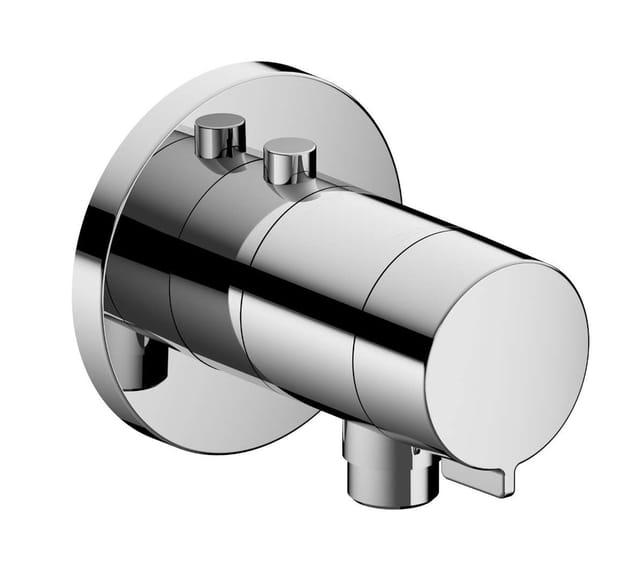 Keuco Fertigmontageset IXMO SOLO vc, UP-Brausethermostat-Set, Schlauchanschluss, rd