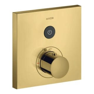 hansgrohe Fertigmontageset ShowerSelect UP-THM, 1 Verbr., eck., pol. gold optic