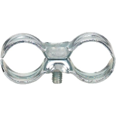 Doppelschlauchklemme Stahlkl. 13x13 mm
