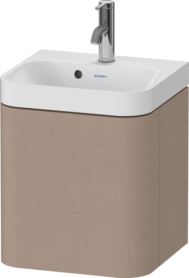 Duravit Möbelwaschtisch Happy D.2 Plus 40x36cm, 1 T., Anschl li, m HL, leinen