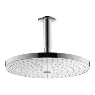 hansgrohe Kopfbrause Raindance Select S 300 mit Deckenanschluss, 2jet, weiß/chrom