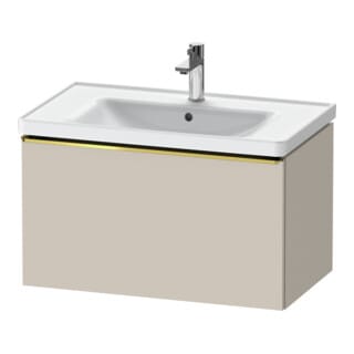 Duravit Waschtischunterschrank D-Neo 78,4x45,2cm, g pol/Tau m, 1 Ausz., wandhängend
