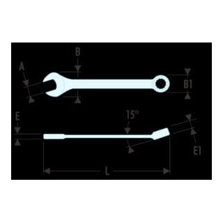 Facom Ring-Maulschlüssel "39" kurz 4 mm