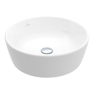 V&B Aufsatzwaschbecken Architectura d= 45cm, rund, ohne Überlauf, weiß