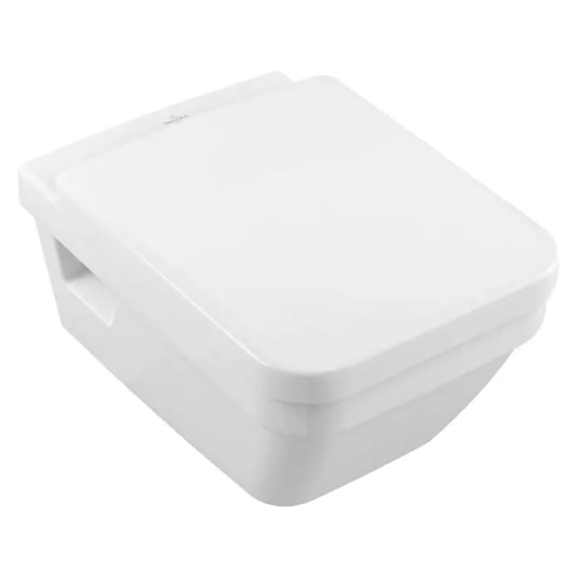 V&B Combi-Pack Wand-WC D-Flush Architectura 37x53cm, wandhängend, waagerecht, weiß C-plus