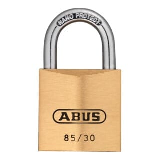 ABUS Vorhangschloss 85/30, Messing massiv