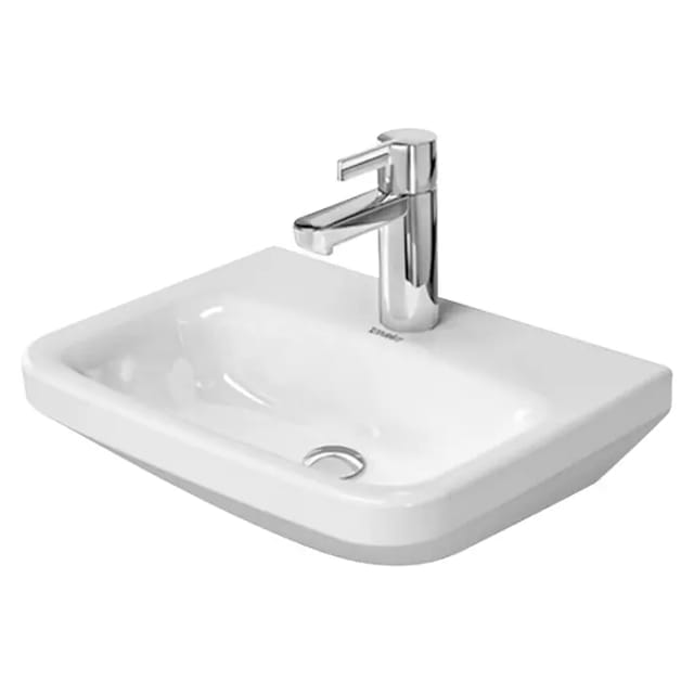 Duravit Handwaschbecken DuraStyle 45x33,5cm, m HL, o. ÜL, m HLB, weiß