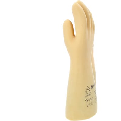 KS Tools Elektriker-Schutzhandschuh mit Schutzisolierung, Größe 10, Klasse 4, weiß