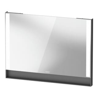 Duravit Lichtspiegel Qatego 100x75x6,5cm, 29 W, Graphit matt