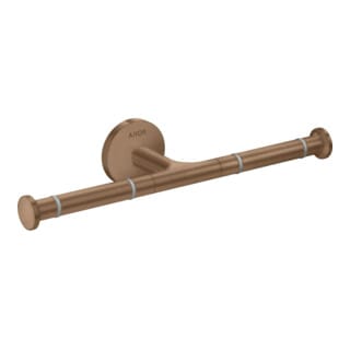 hansgrohe PRH Axor Uni. Circular doppelt, Wandmontage, brushed red gold