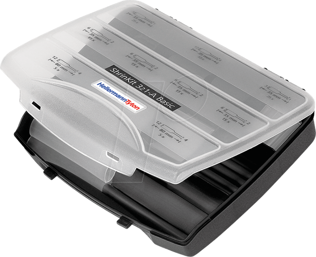 HellermannTyton Schrumpfschlauch-Set SHRINKIT 321-A BASIC 380-03004