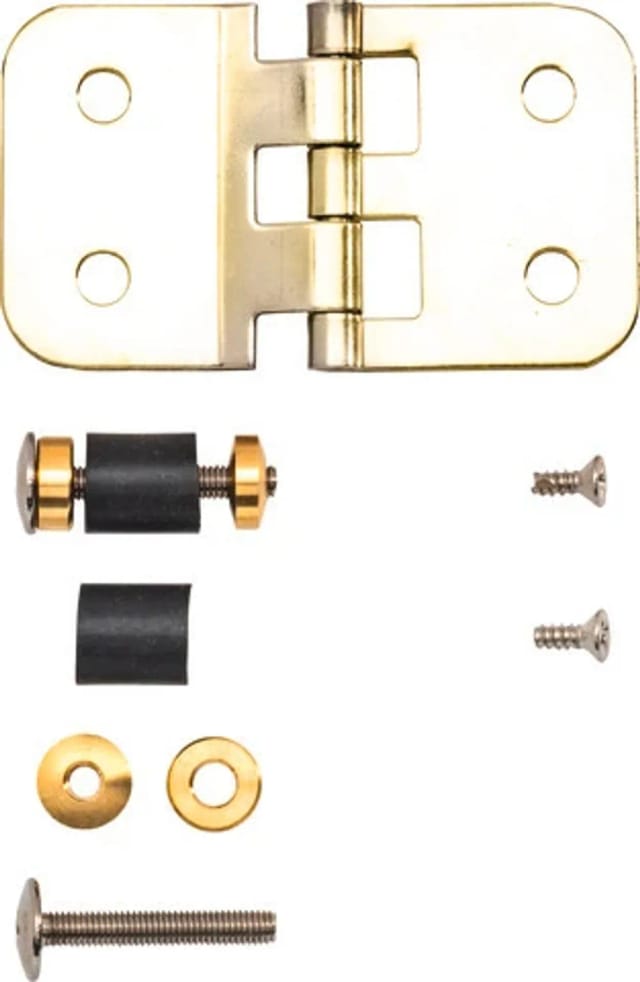 Duravit Scharnier-Set f Urinaldeck ohne Absenkautomatik, chrom
