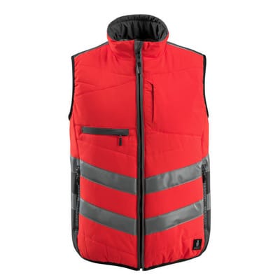 Mascot Grimsby Thermoweste Größe S, hi-vis rot/dunkelanthrazit