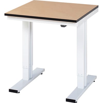 RAU Werktisch adlatus 300 elektrisch höhenverstellbar Arbeitsplatte MDF 750 mm x 800 mm