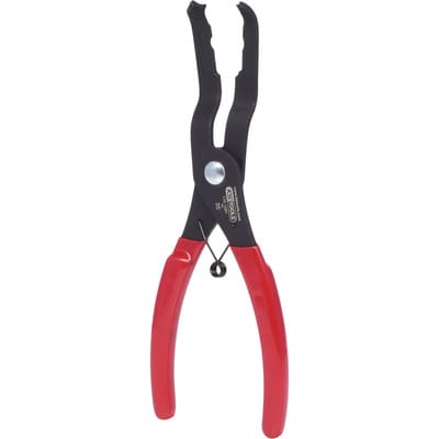 KS Tools Trim-Clip-Zange, Zangenende 35°, 190mm