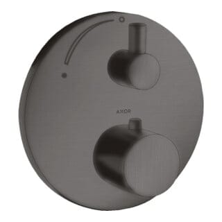 hansgrohe Fertigmontageset Axor Uno UP-THM, m Absperrventil, brush. bla chrome
