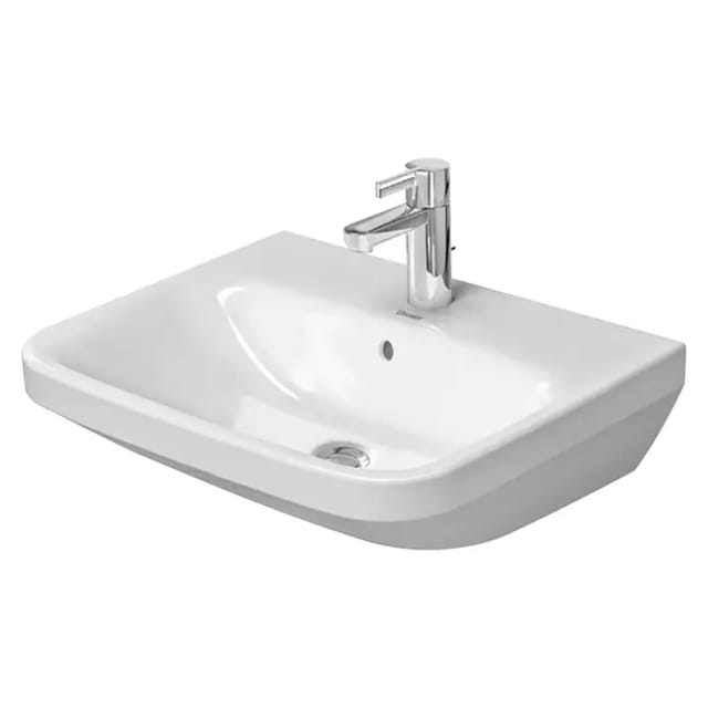 Duravit Waschtisch DuraStyle 55x44cm, we, m HL, ÜL, Hahnlochbank