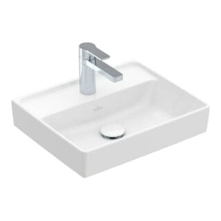 V&B Handwaschbecken Collaro 45x37cm, ohne Überlauf, weiß C-plus