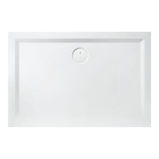 Hoesch Mineralguss-Duschwanne Muna 120x80x3cm, Steingrau, Solique