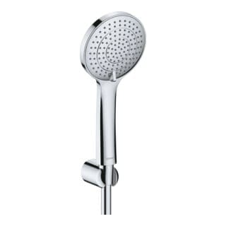 Duravit Brausehalterset MinusFlow m Stabhandbrause, Schlauch, a Kunststoff, chr