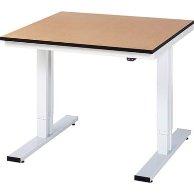 RAU Werktisch adlatus 300 elektrisch höhenverstellbar Arbeitsplatte MDF 1000 mm x 1000 mm