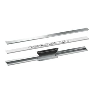 hansgrohe Duschrinne Drain 800mm, Fertigset, zur Wandmontage, chrom