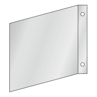 Fahnenschild Decken- Oder Wandmontage, Typ: 01150