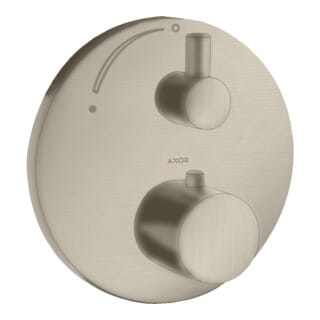 hansgrohe Fertigmontageset Axor Uno UP-THM, m Absperrventil, brushed nickel