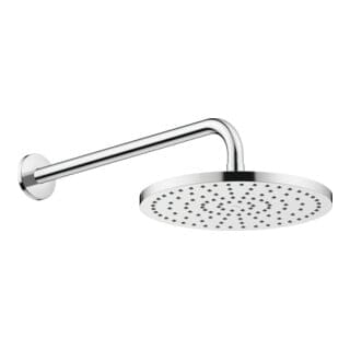 Duravit Kopfbrausenset MinusFlow mit Kopfbrause, Brausearm, chrom