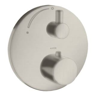 hansgrohe Fertigmontageset Axor Uno UP-THM, m Absperrventil, Edelstahl-Optik