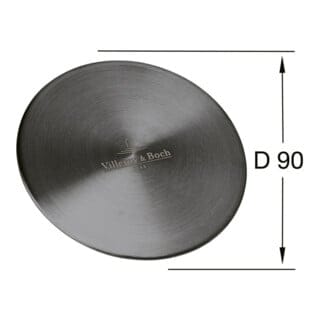 V&B Ventilabdeckung Profi 115x115mm, Anthracite