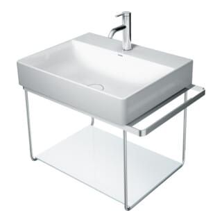 Duravit Metallkonsole DuraSquare 66,5x45cm, wandhängend, chrom