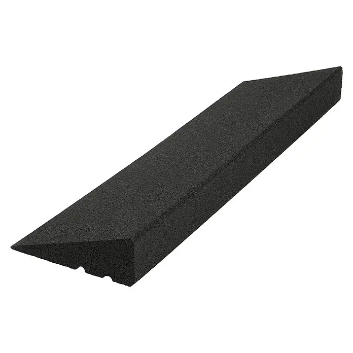 Gum-tech Auffahrrampe (Schwarz, 100 x 25 x 11 cm)