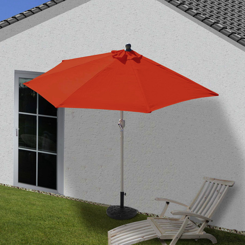 MVG Sonnenschirm »MVG-HA004«, 260 x 135 cm, mit Ständer - orange Bild 3