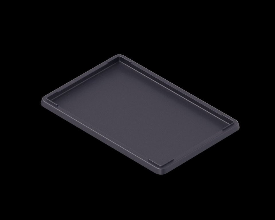 Upyard Bodenschale für Hochbeet Kunststoff 120 x 80 cm schwarz