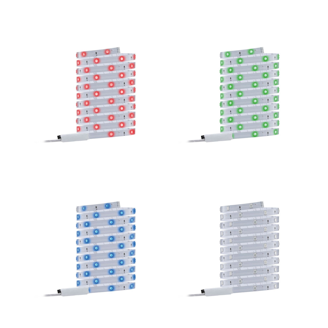 Paulmann LED-Strips BaseLED Komplett Set 3 m weiß Metall Bild 4