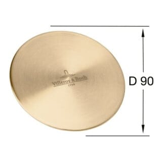 V&B Ventilabdeckung Profi 115x115mm, Gold