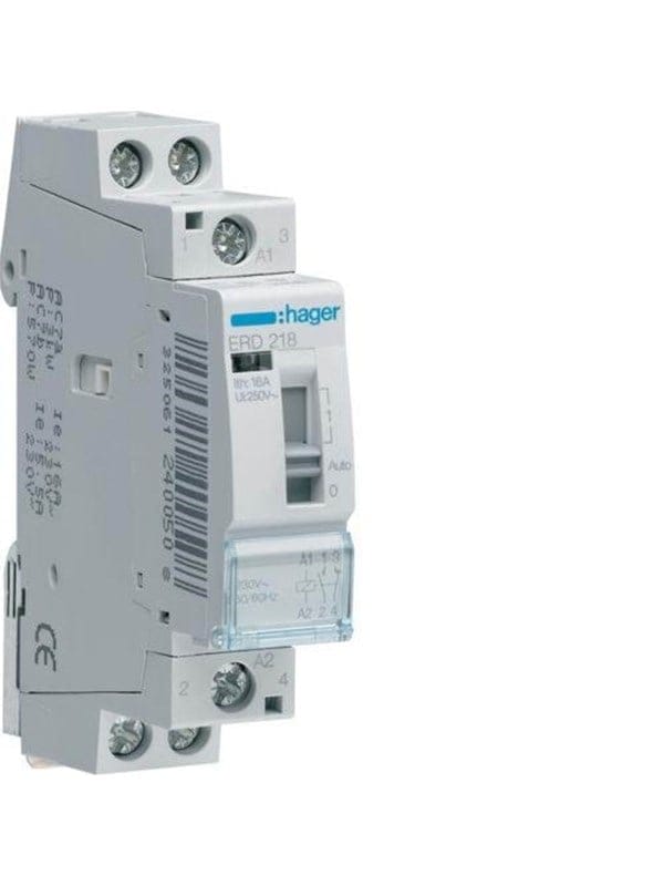 Hager Installationsrelais 16A 1S+1Ö 24V ERD218
