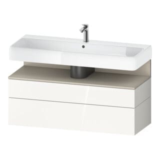 Duravit Waschtischunterschrank Qatego 119x47x59cm, T m/we g, 1 Kast, 1 Ausz.