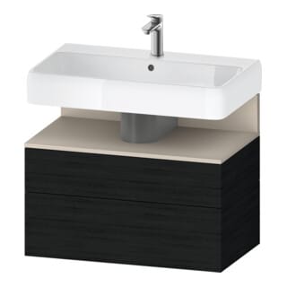 Duravit Waschtischunterschrank Qatego 79x47x59cm, T m/E s, 1 Kast, 1 Ausz.