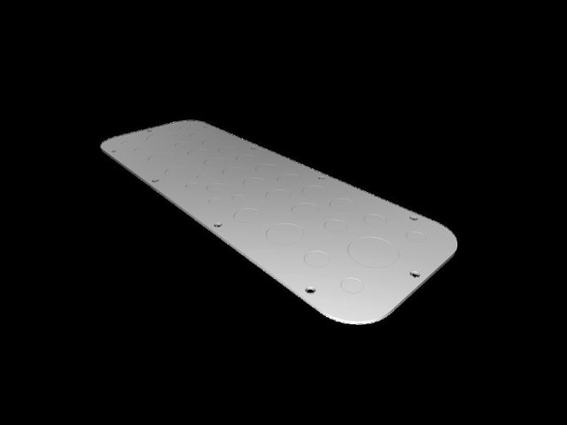 Rittal Metall-Flanschplatte Größe 3 AX 2573.100