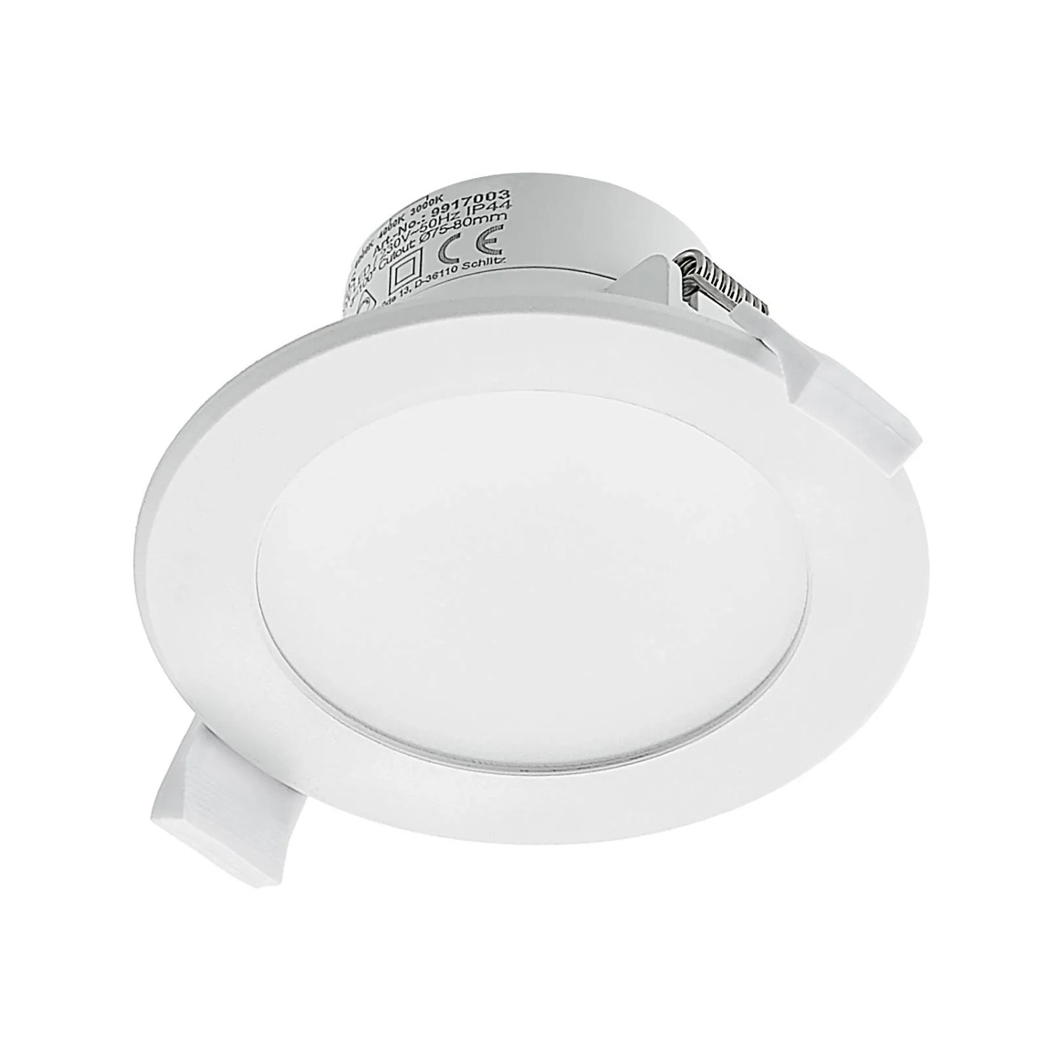 PRIOS LED Rida 9917003 Modern in Weiß aus Aluminium 1-flammig Badezimmerleuchte