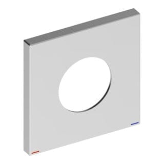 Keuco Wandrosette IXMO 105x105mm, eck., f EHM, SW-chrom geb.