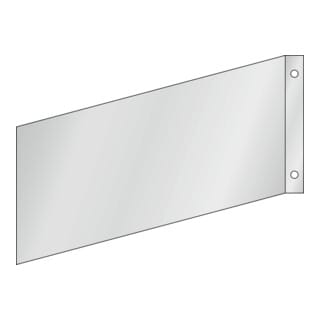 Fahnenschild Wandmontage, Typ: 02300