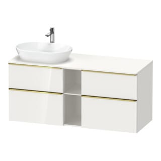 Duravit Waschtischunterschrank D-Neo 140x55cm, 2 SBK, 2 A, B L, g pol/w hgl