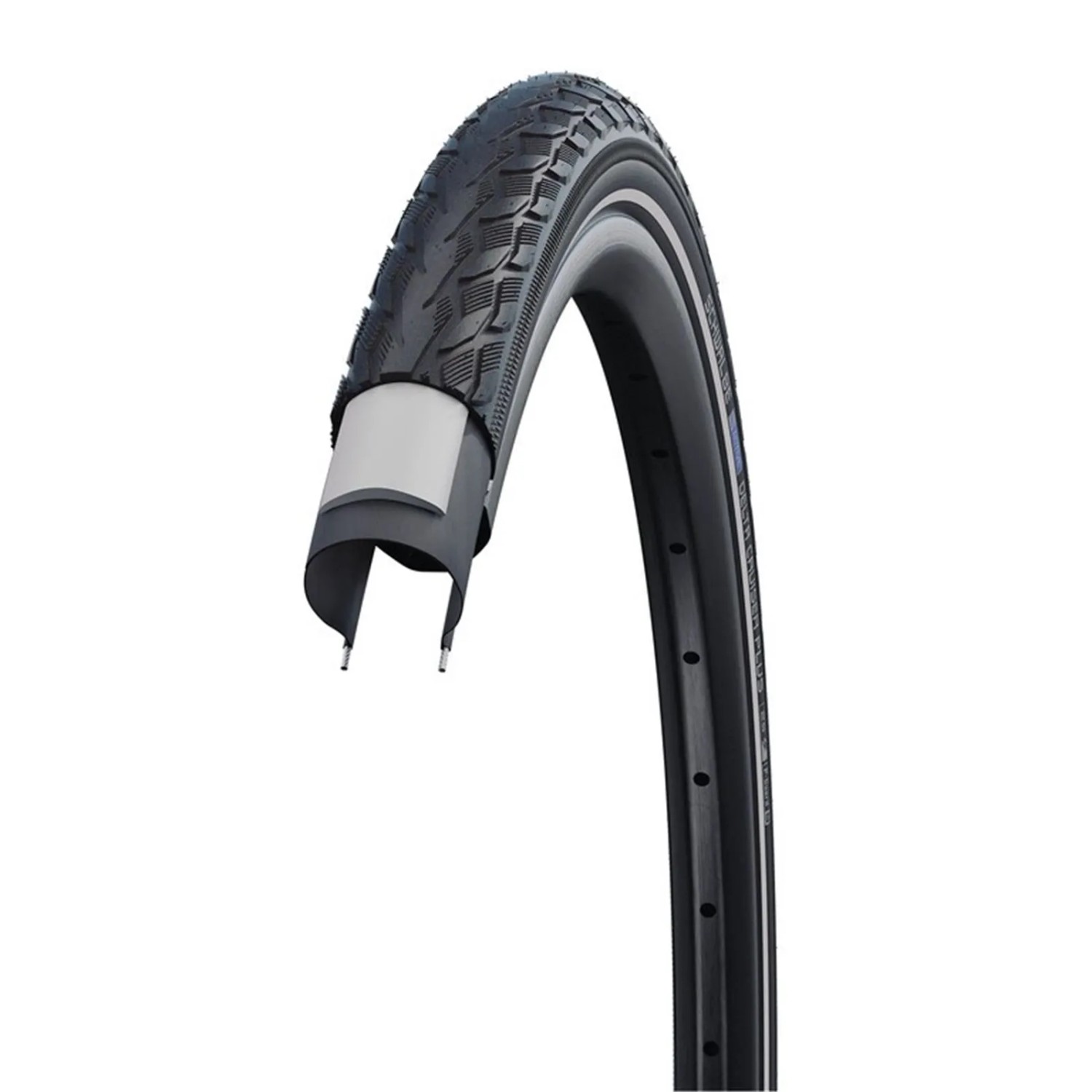 Schwalbe Reifen Delta Cruiser Plus HS431 28x1.5040-622 sw-TwinSk Refl.Act.PG GrC