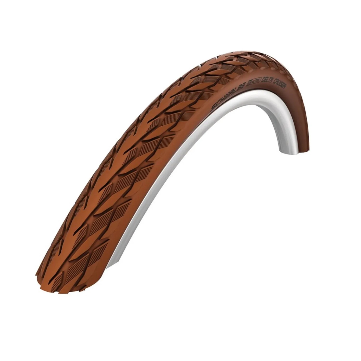 Schwalbe Reifen Delta Cruiser Plus HS431 28x1.40 37-622 braun-TSkin Refl.PG SBC